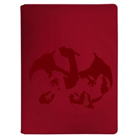 Elite Series Charizard - 9 Pocket - Zippered A4 Pro-Binder - Pokemon Portfolio